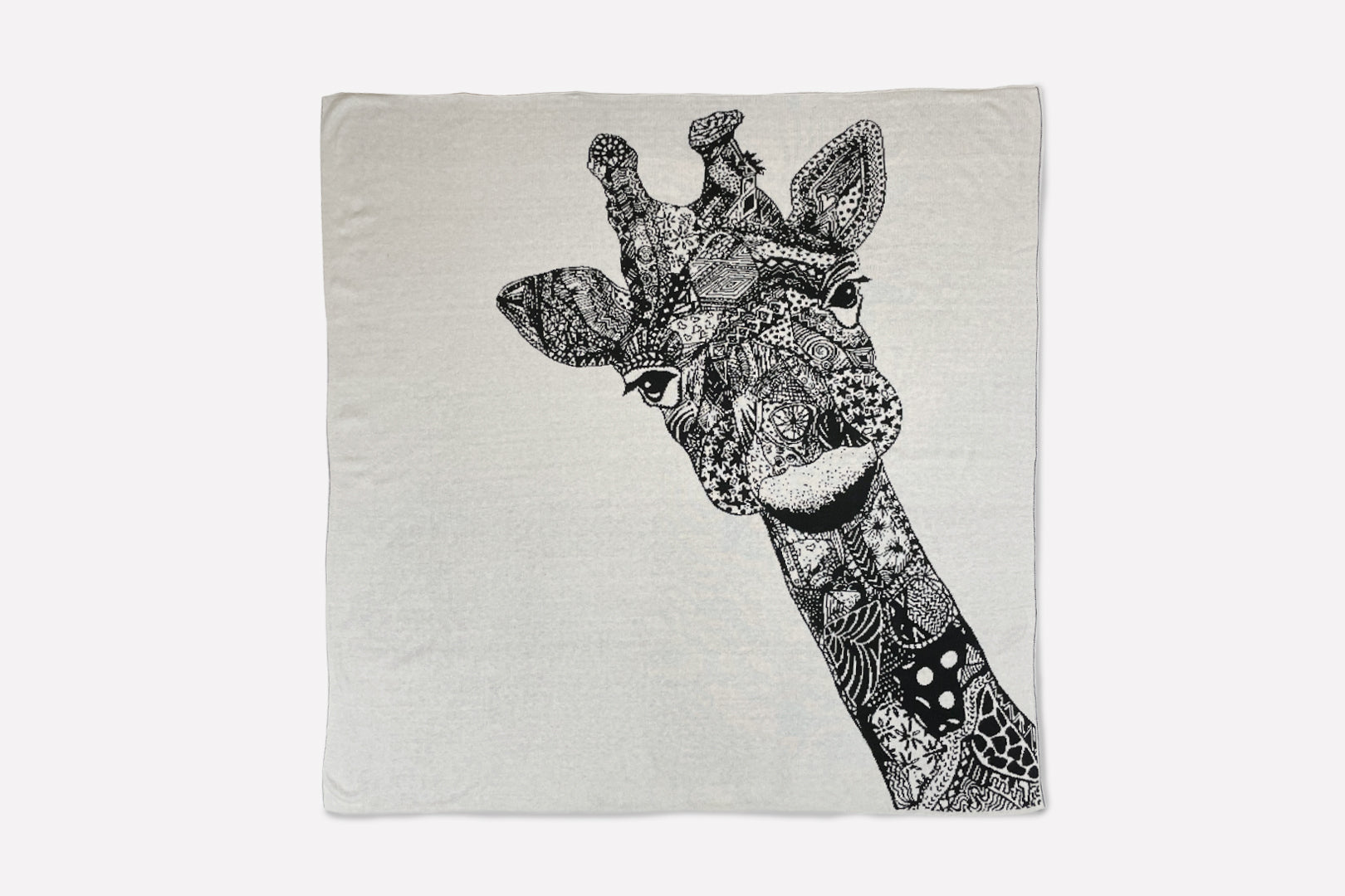 Giraffe Knit Baby Blanket Kira & Billy