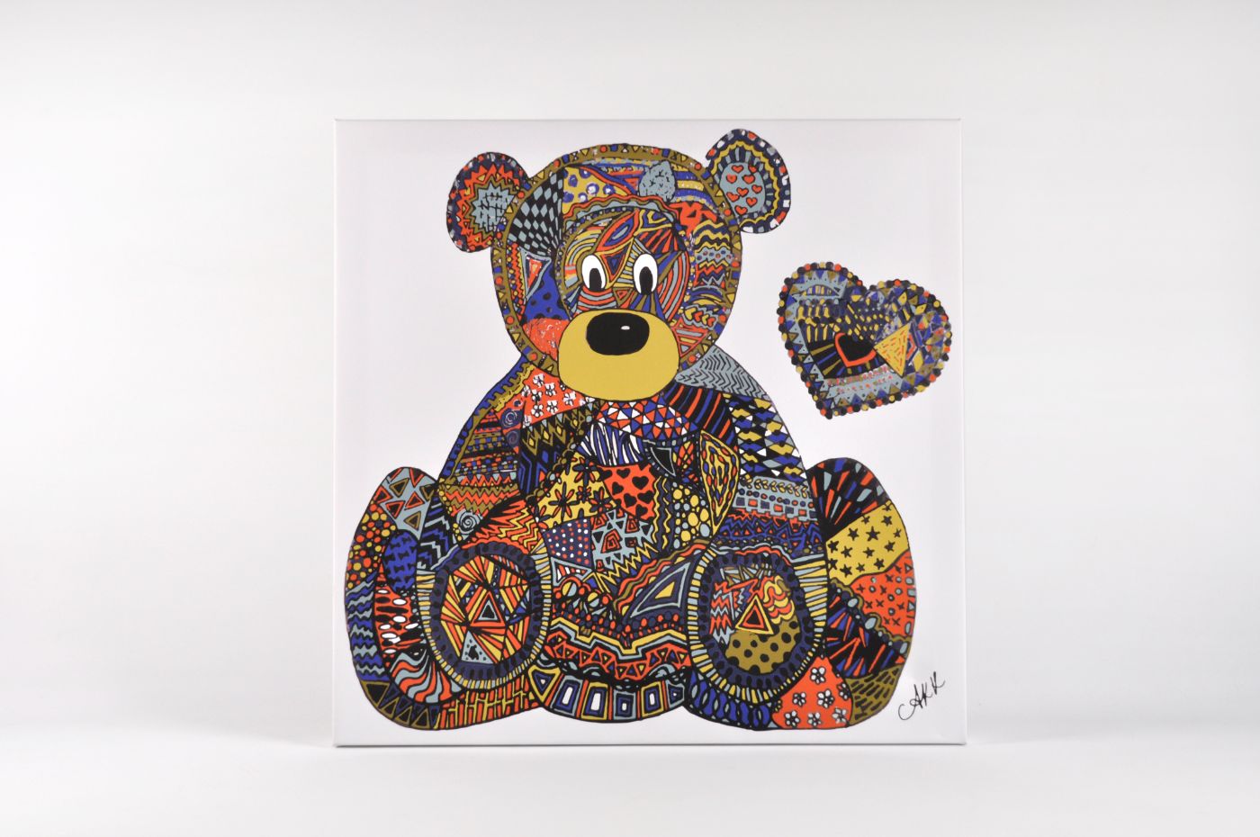 Tallulah the Teddy Canvas Wall Art