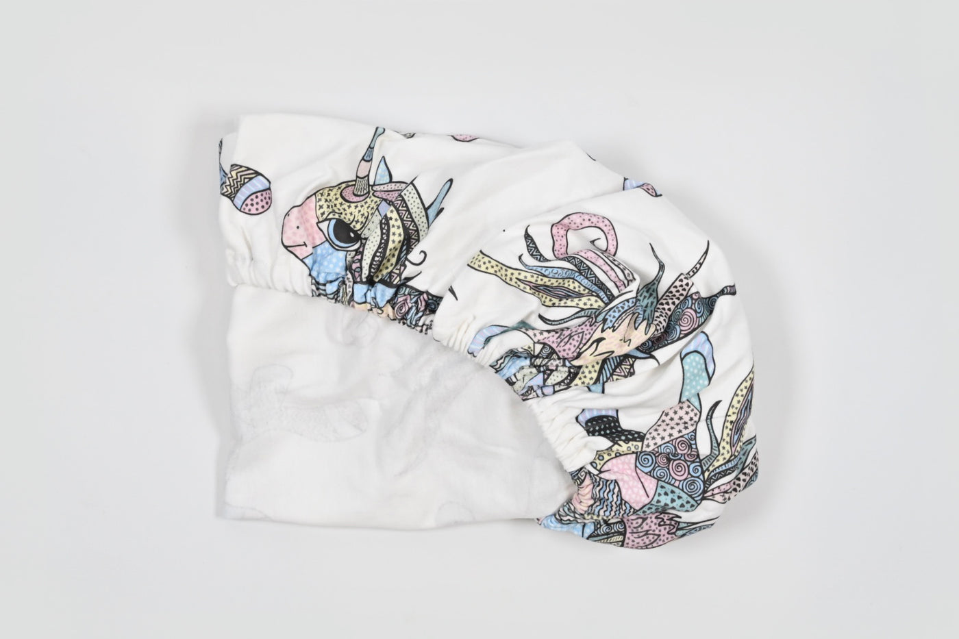 Lila the Unicorn Bassinet Sheet - Colour