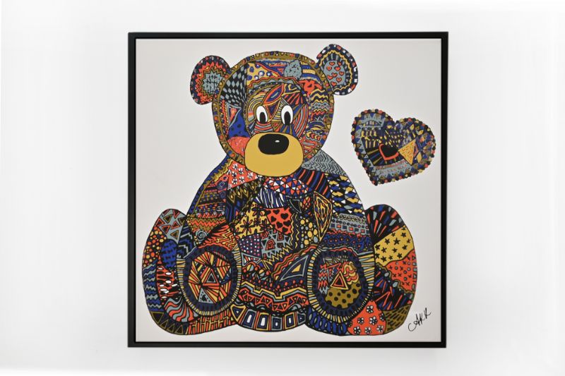 Tallulah the Teddy Canvas Wall Art