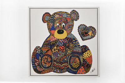 Tallulah the Teddy Canvas Wall Art